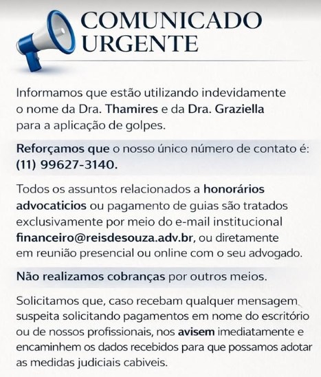 Comunicado Urgente